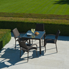 Alexander Rose - Ocean 4 Seat Square Dining Set (0.8m x 0.8m Table)