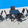 Alexander Rose - Ocean 4 Seat Square Dining Set (0.8m x 0.8m Table)