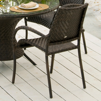 Alexander Rose - Ocean Fiji Stacking Armchair Open Back
