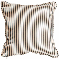 Alexander Rose - Scatter Cushion - Charcoal Grey Stripe