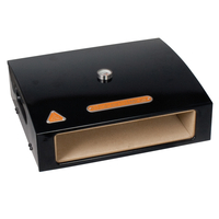 Bakerstone Basics 12" Black Enamelled Steel & Stone Pizza Box