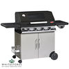 BeefEater 1100E Built In Series - 4 Burner Hooded Gas BBQ