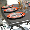 Belle - Akina 6 Seat Rectangular Metal Dining Set