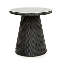 Belle Rattan - Bistro 60cm Table - Black