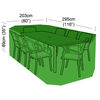 Bosmere Polyethylene (PE) - 8 Seater Rectangular Patio Set Cover - 295cm (116") x 203cm (80") x 89cm (35") (L x W x H)