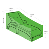 Bosmere Polyethylene (PE) - Sunlounger Cover - 175cm (69") x 76cm (30") x 76cm (30") (L x W x H)