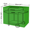 Bosmere Polyethylene (PE) - Super Grill BBQ Cover - 155cm (61") x 61cm (24") x 97cm (38") (L x W x H)