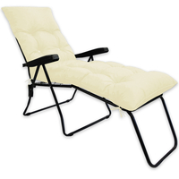 CC Collection - Flock Lounger Replacement Cushion - Plain Natural