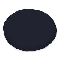 CC Collection - Round Pad Cushions - Plain Navy (Pack of 2)