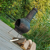 Firefox Chimineas - Apollo 100% Cast Iron Chiminea - Bronze - 85cm (33") x 35cm (14") (H x Dia)