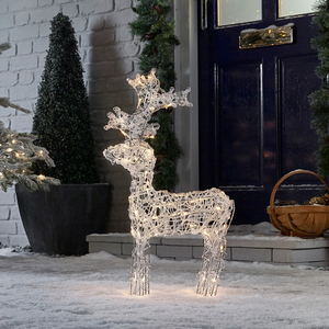 Kaemingk - Blitzen the 60cm Christmas Reindeer - Warm White