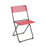 Lafuma - Anytime Batyline Folding Chair - Iso Rhodo Red