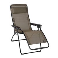 Lafuma - Futura Batyline Relaxer Chair - Natural Black / Bronze