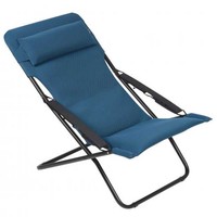Lafuma - Transabed XL Air Comfort Relaxer Chair - Black / Coral Blue