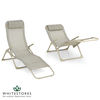 Lilo - Siesta Steel Sunlounger with Headrest