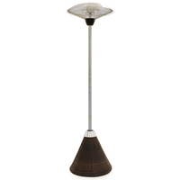 Maze Rattan - Electric Patio Heater (Free Standing) - Brown