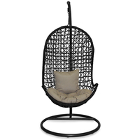 Maze Rattan - Hanging Pod - Black