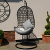 Maze Rattan - Hanging Pod - Grey