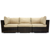 Maze Rattan - London 3 Seat Sofa - Brown