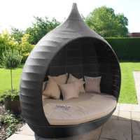 Maze Rattan - Pear Daybed - Black