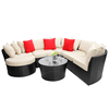 Maze Rattan - Seville Corner Sofa Set - Black