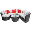 Maze Rattan - Seville Corner Sofa Set - Grey