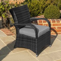 Maze Rattan - Texas Dining Armchair - Grey