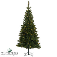 Noma - 7ft Bowmore Pine Pre-Lit 1-2-3 Artificial Christmas Tree
