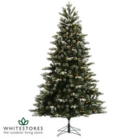 Noma - 7ft Scottsdale Pine Pre-Lit 1-2-3 Artificial Christmas Tree