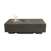 Nova - Fireglow Cairns Rectangular Fire Pit - Coffee