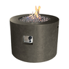 Nova - Fireglow Mackay Round Gas Fire Pit - Coffee