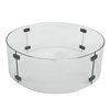 Nova - Fireglow Round Glass Wind Guard for Cairns & Mackay Fire Pit