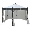 ParaShade - 2.2m Hexagonal Art Steel Gazebo - Beige