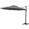ParaShade - 3.5m Round Cantilever Aluminium Garden Parasol - Crank & Tilt - Grey / Anthracite Frame