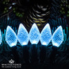 Premier Decorations - 100 Outdoor Multi Action Blue LED Strawberry Lights