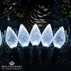 Premier Decorations - 100 Outdoor Multi Action White LED Strawberry Lights