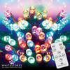 Premier Decorations - 180 Multi Action LED Nite Lights with Light Sensor & Remote - Multi-Coloured