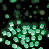 Premier Decorations - 200 Multi Action Frosted Supabright LED Lights - Green