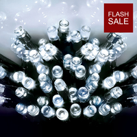 Premier Decorations - 200 Multi Action Supabright LED Lights - White