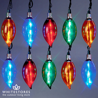 Premier Decorations - 40 Flame Multi-Coloured LED Lights