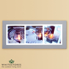 Premier Decorations - 70cm x 30cm Christmas Canvas with LEDs - Snowman & Candles