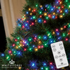 Premier Decorations - 720 Multi Action LED Cluster Nite Lights with Light Sensor & Remote - Multi-Coloured