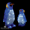 Premier Decorations - Pair of Acrylic Penguins with 40 LED Lights