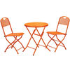 Royalcraft - Café Espresso Folding Bistro Set - Orange