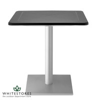 Scab - Dodo 80cm Square Bistro Table - Steel Base with Anthracite Grey Table Top