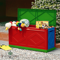 Scab - Maxi Resin Storage Box - Red,  Blue and Green