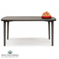 Scab - Orazio 160cm x 90cm Oval Rattan Style Recycled Table - Bronze