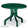 Scab - Ribalto 95cm Round Folding Resin Garden Table - Forest Green