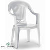 Scab - Splendida High Back Stacking Resin Armchair - White