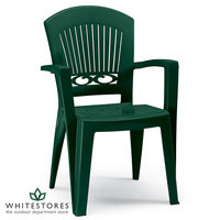 Scab - Super Splendida High Back Stacking Resin Armchair - Forest Green